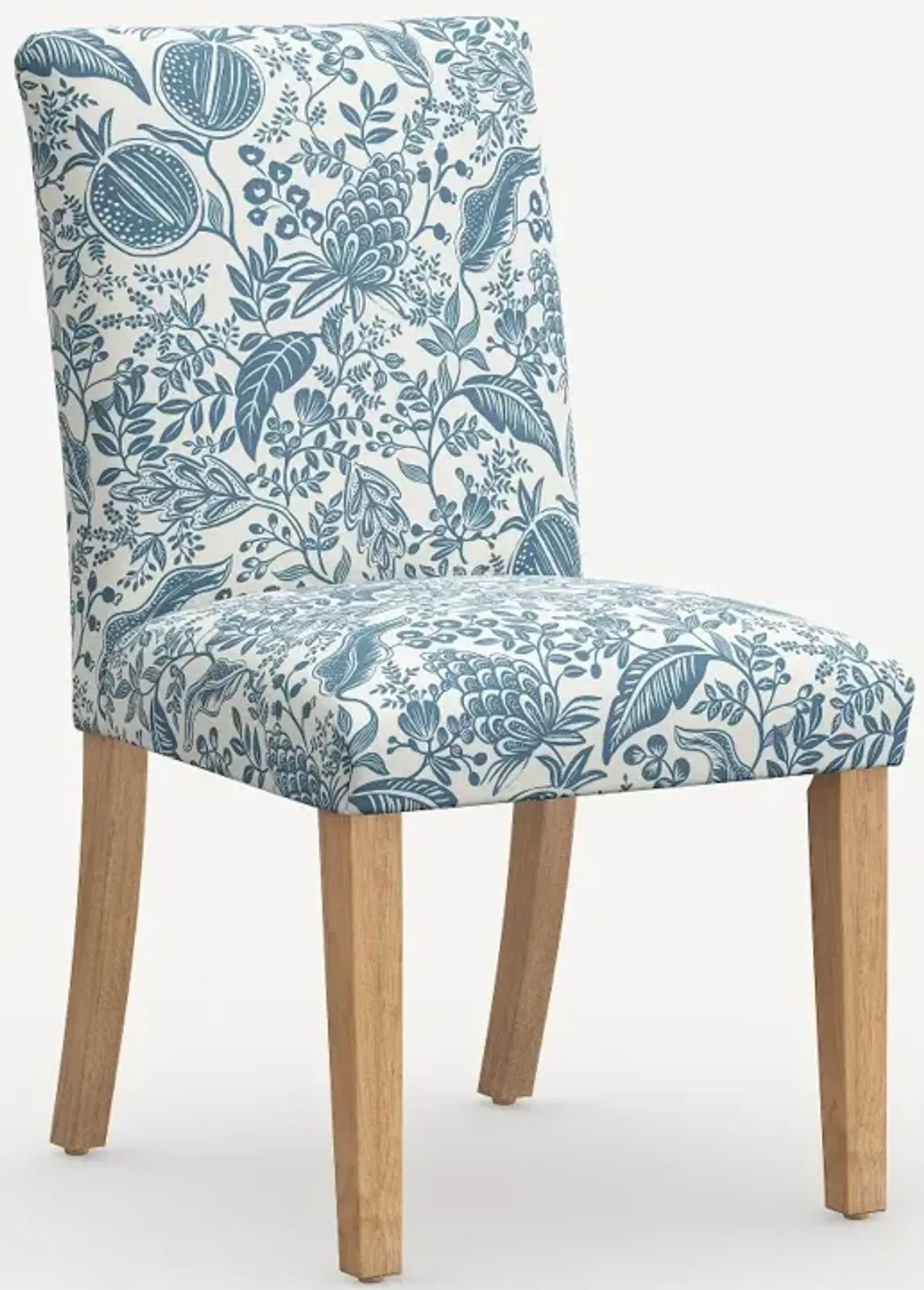 Rifle Paper Co. Lorraine Blue Pomegranate Dining Chair