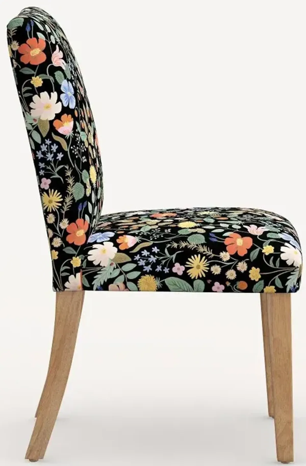 Rifle Paper Co. Black Strawberry Fields Dining Chair