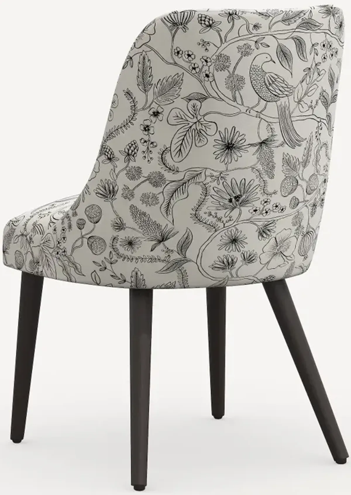 Rifle Paper Co. Clare Aviary Cream & Black Dining Chair