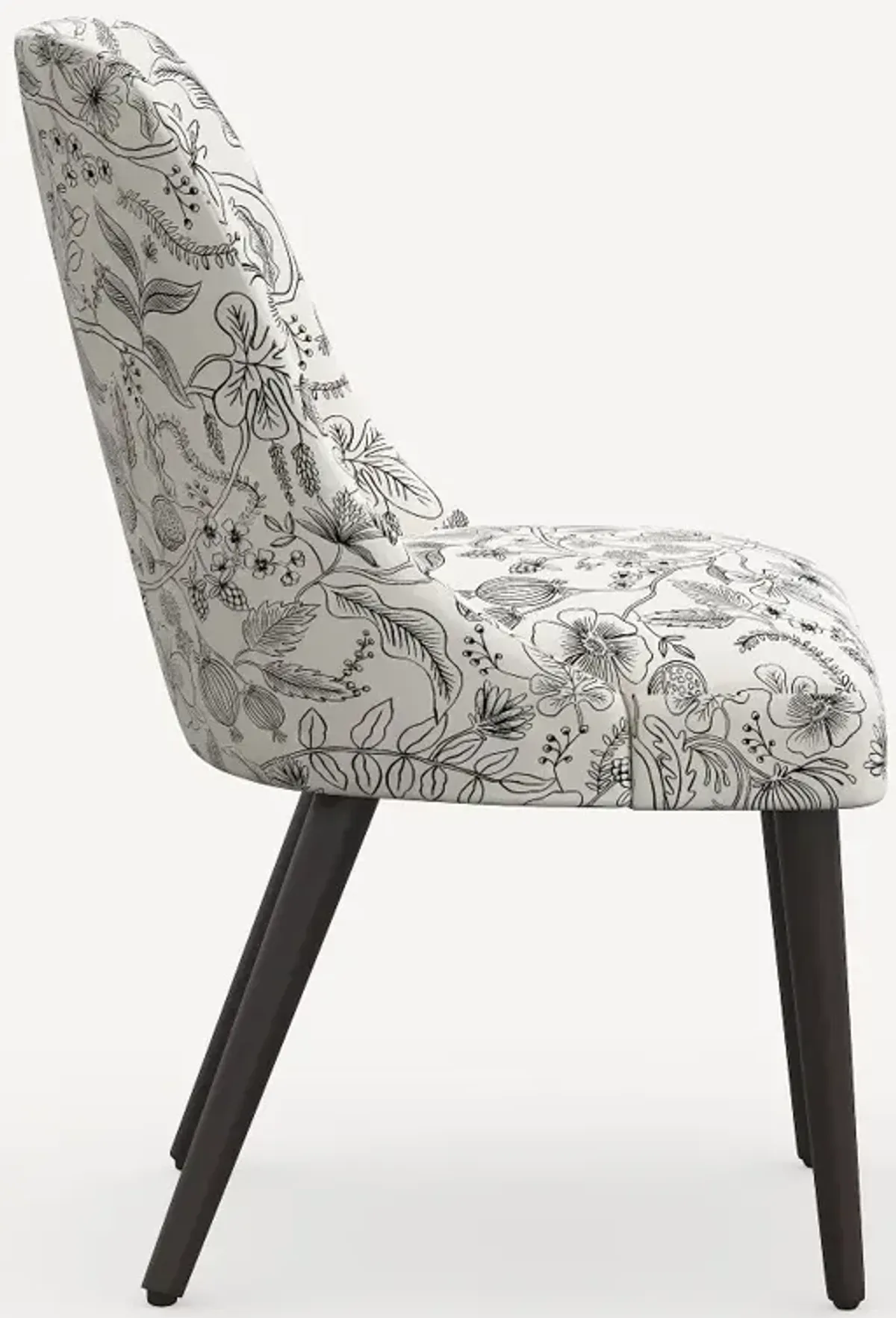 Rifle Paper Co. Clare Aviary Cream & Black Dining Chair