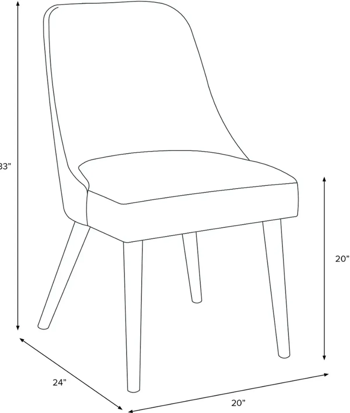 Rifle Paper Co. Clare Bramble Emerald Dining Chair