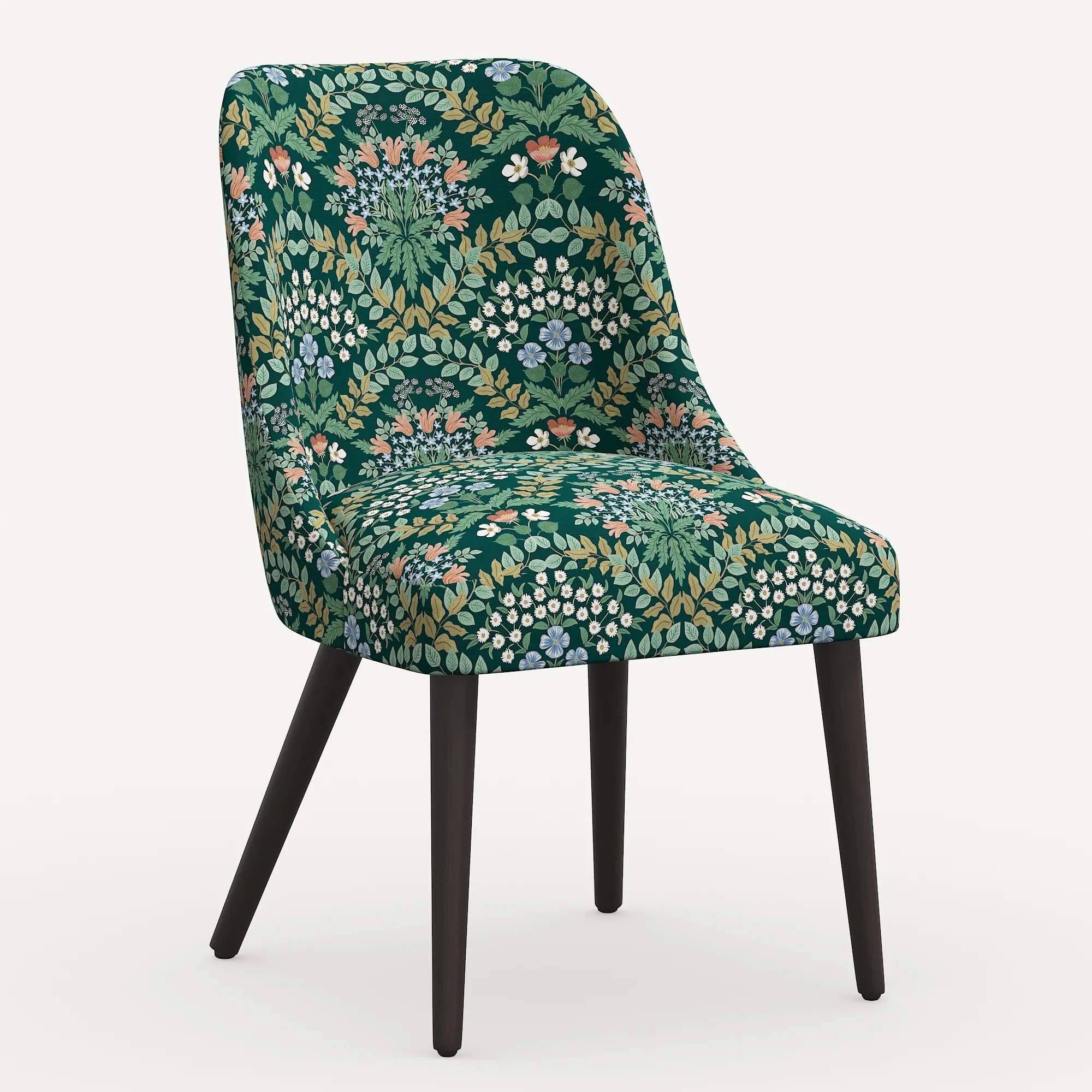 Rifle Paper Co. Clare Bramble Emerald Dining Chair