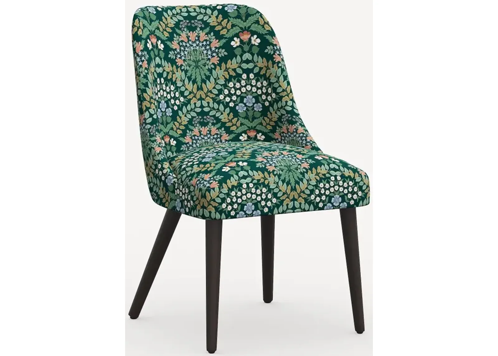 Rifle Paper Co. Clare Bramble Emerald Dining Chair