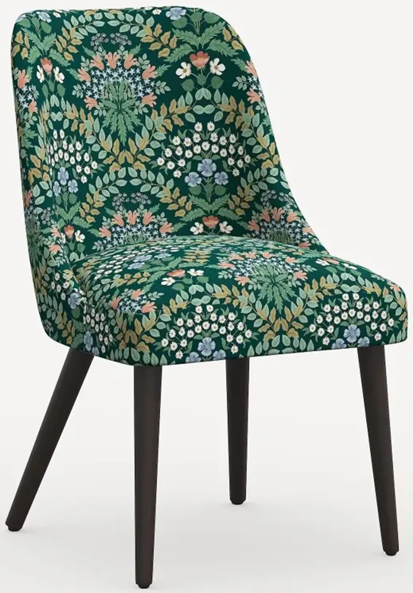 Rifle Paper Co. Clare Bramble Emerald Dining Chair