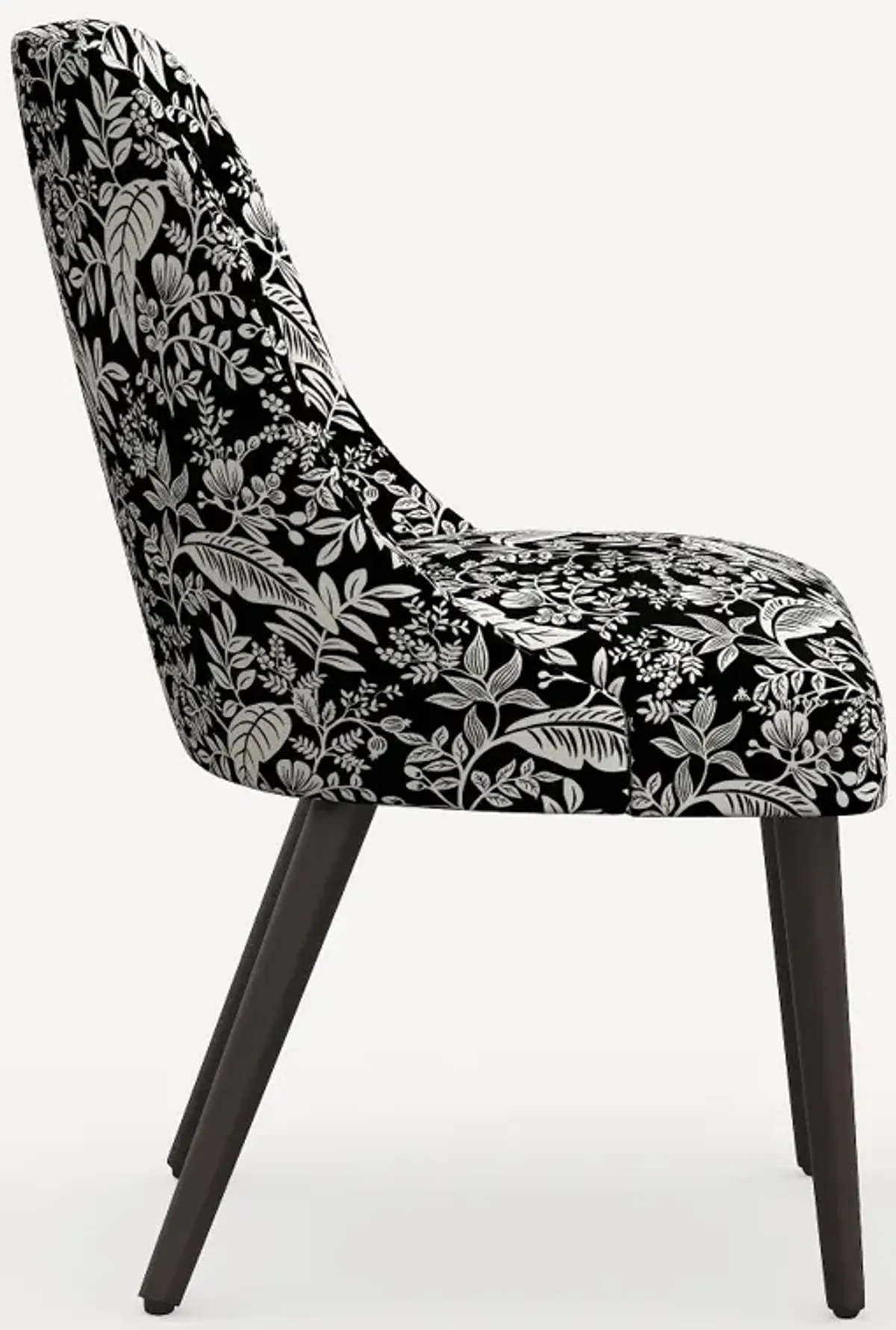 Rifle Paper Co. Clare Canopy Black & Cream Dining Chair