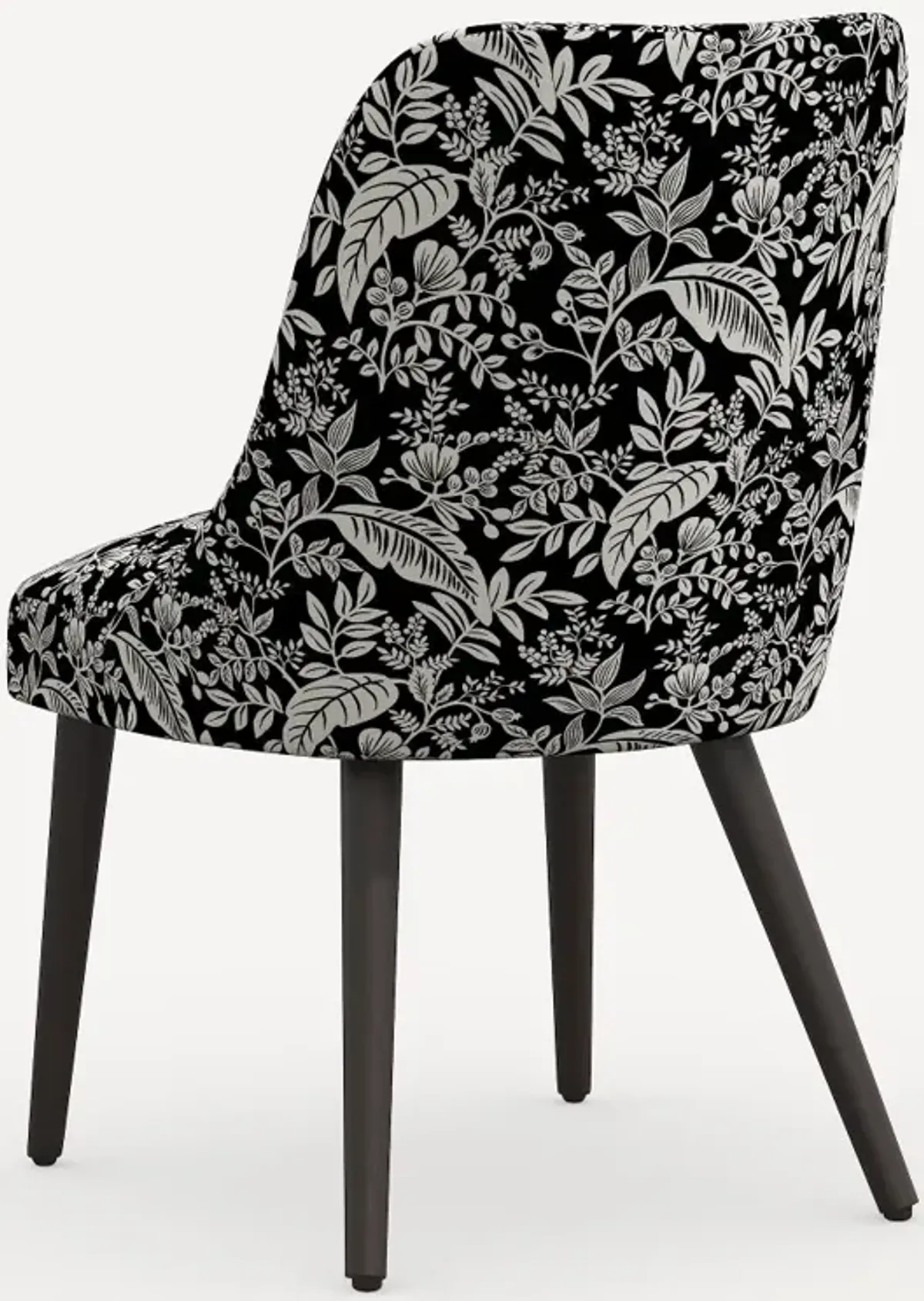 Rifle Paper Co. Clare Canopy Black & Cream Dining Chair