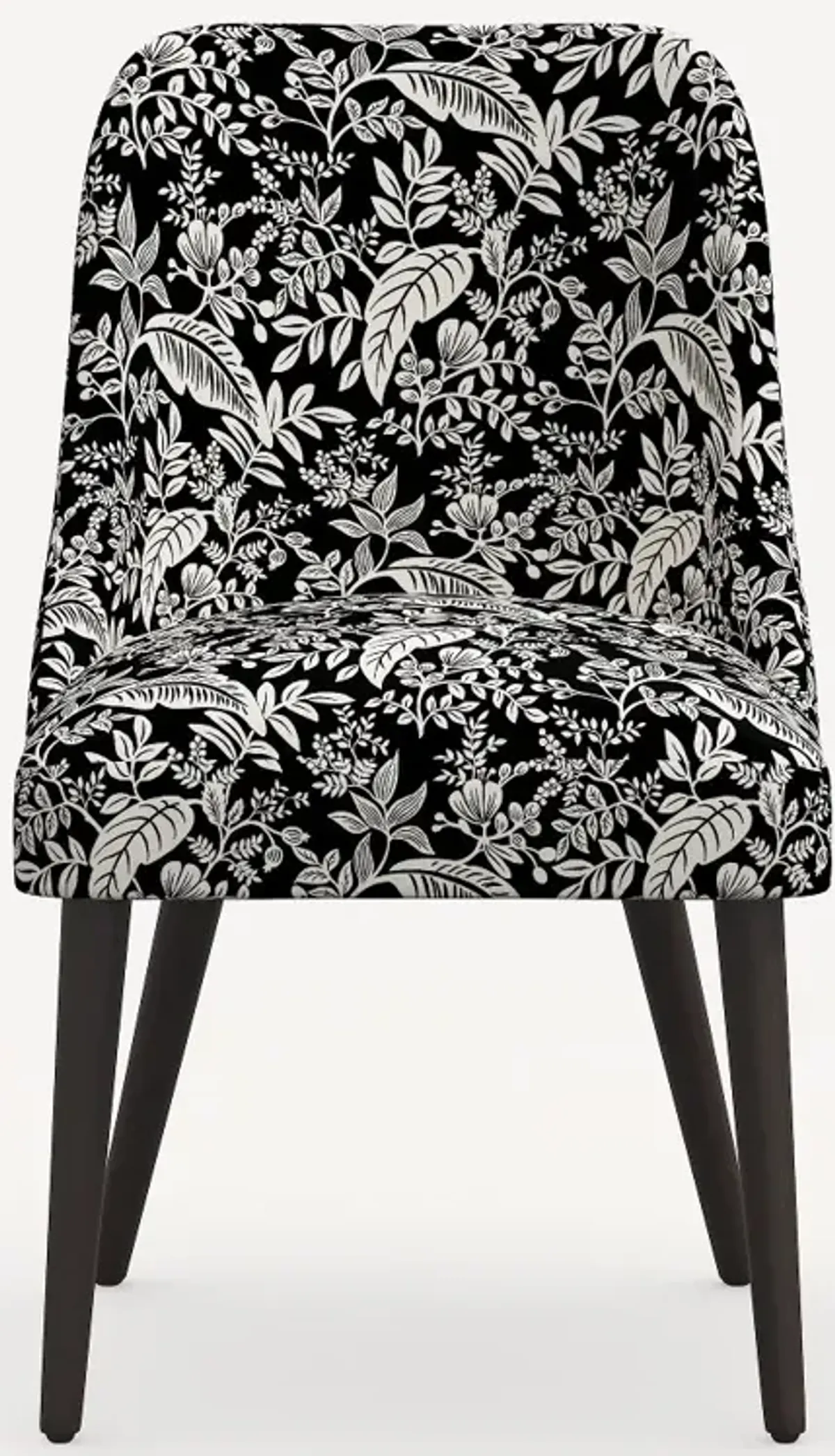 Rifle Paper Co. Clare Canopy Black & Cream Dining Chair