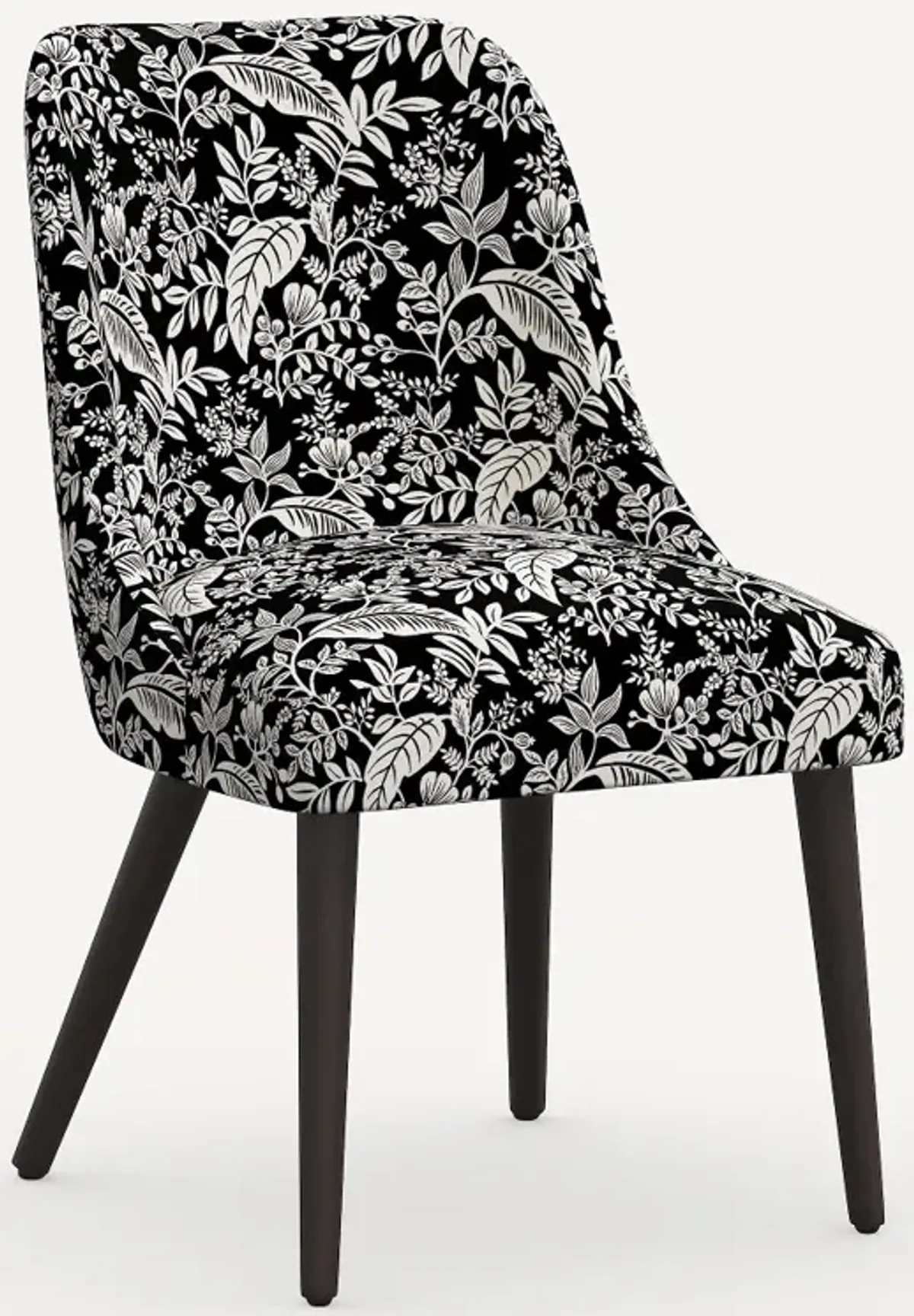 Rifle Paper Co. Clare Canopy Black & Cream Dining Chair