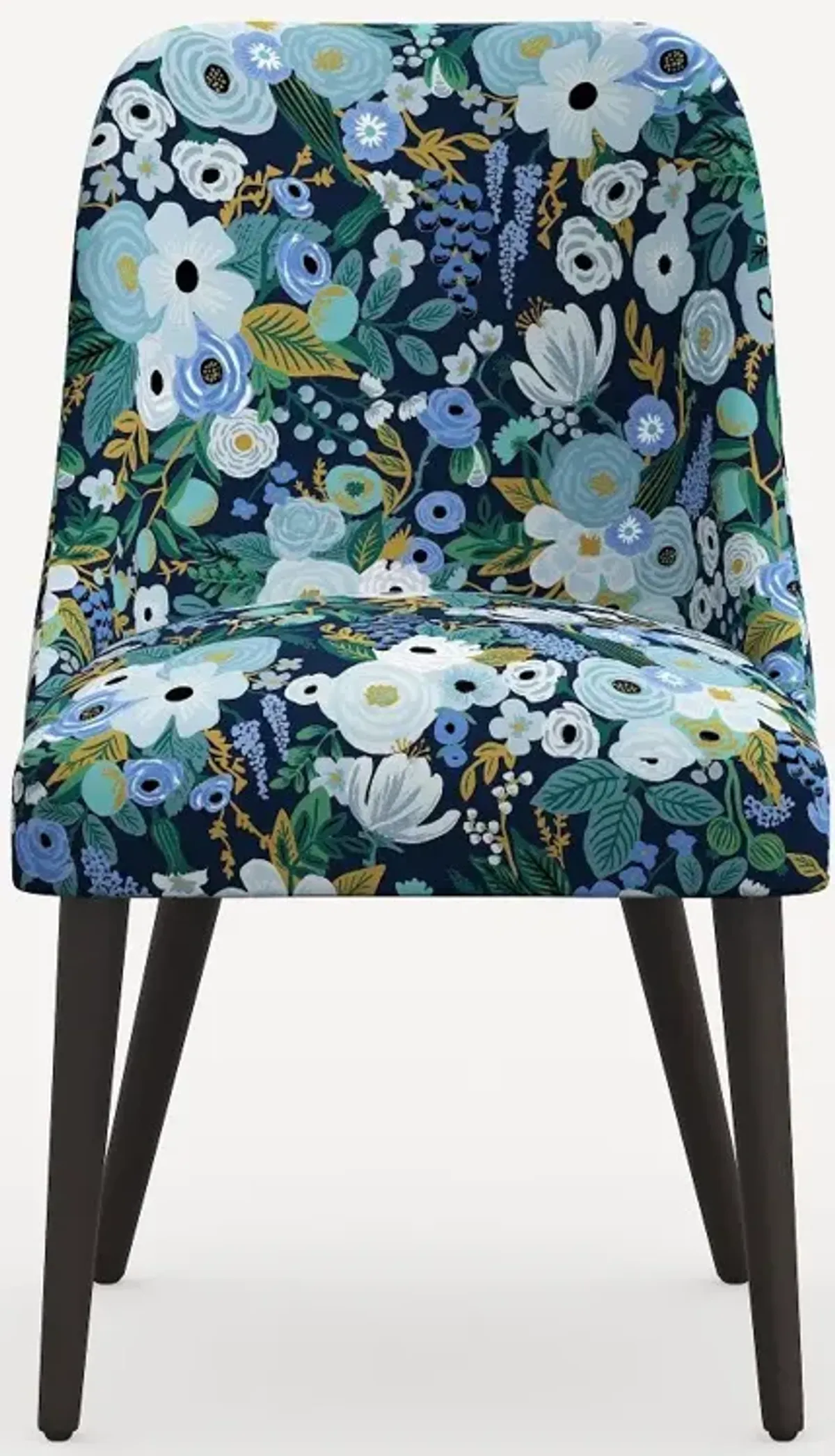 Rifle Paper Co. Clare Garden Party Blue Dining Chair