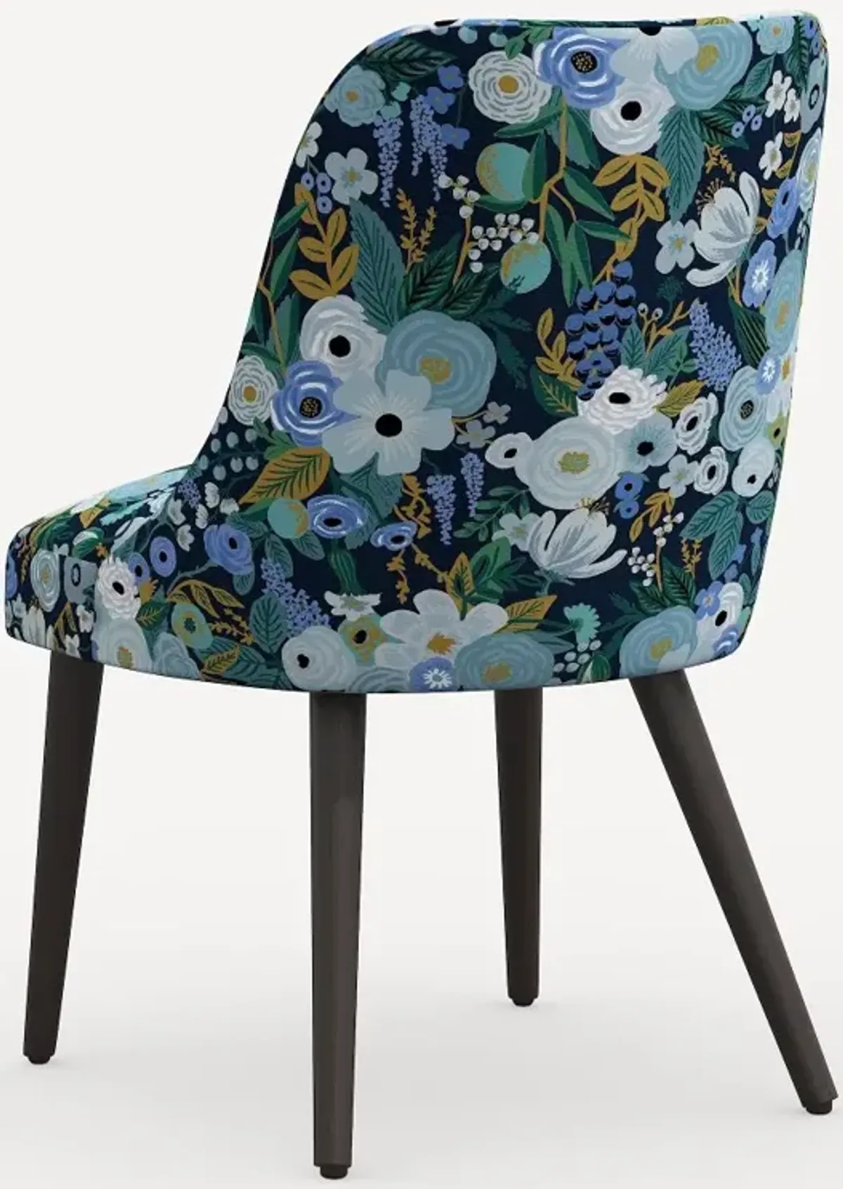 Rifle Paper Co. Clare Garden Party Blue Dining Chair