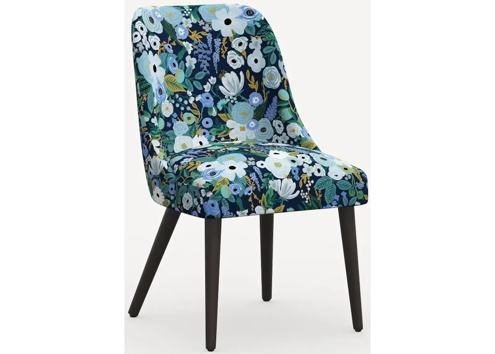 Rifle Paper Co. Clare Garden Party Blue Dining Chair