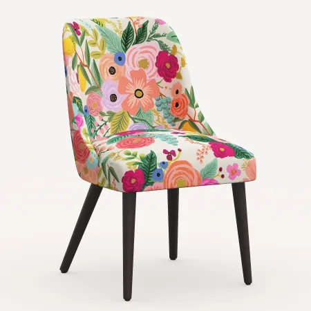Rifle Paper Co. Clare Garden Party Pink Dining Chair