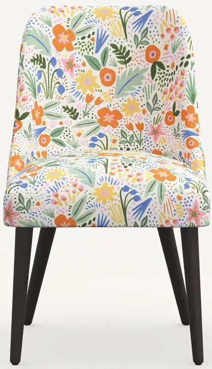 Rifle Paper Co. Clare Multi Color Floral Dining Chair