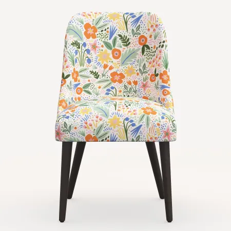 Rifle Paper Co. Clare Multi Color Floral Dining Chair