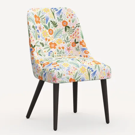 Rifle Paper Co. Clare Multi Color Floral Dining Chair