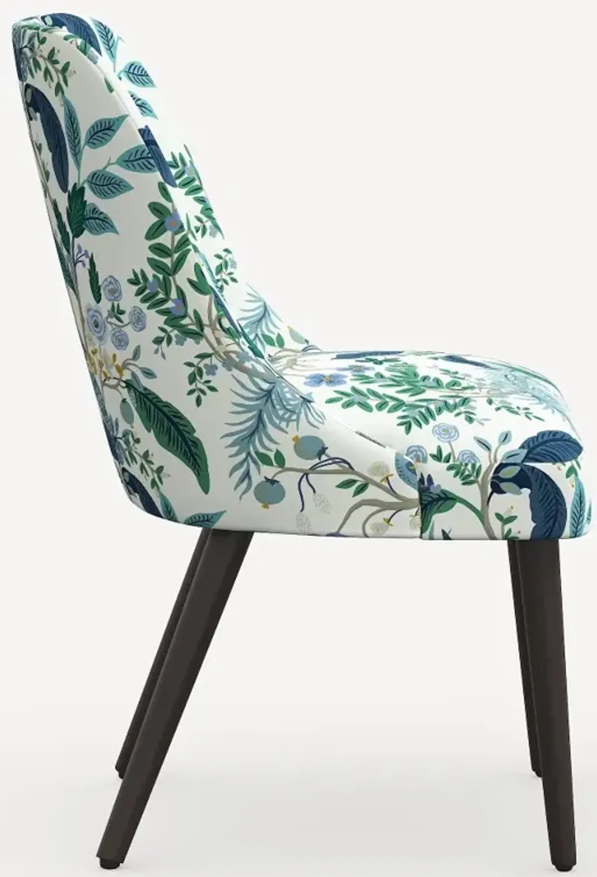 Rifle Paper Co. Clare Blue Peacock Dining Chair