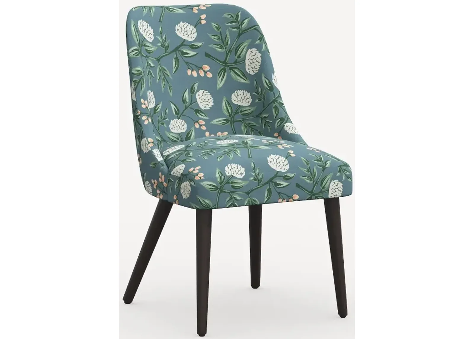 Rifle Paper Co. Clare Emerald Peonies Dining Chair