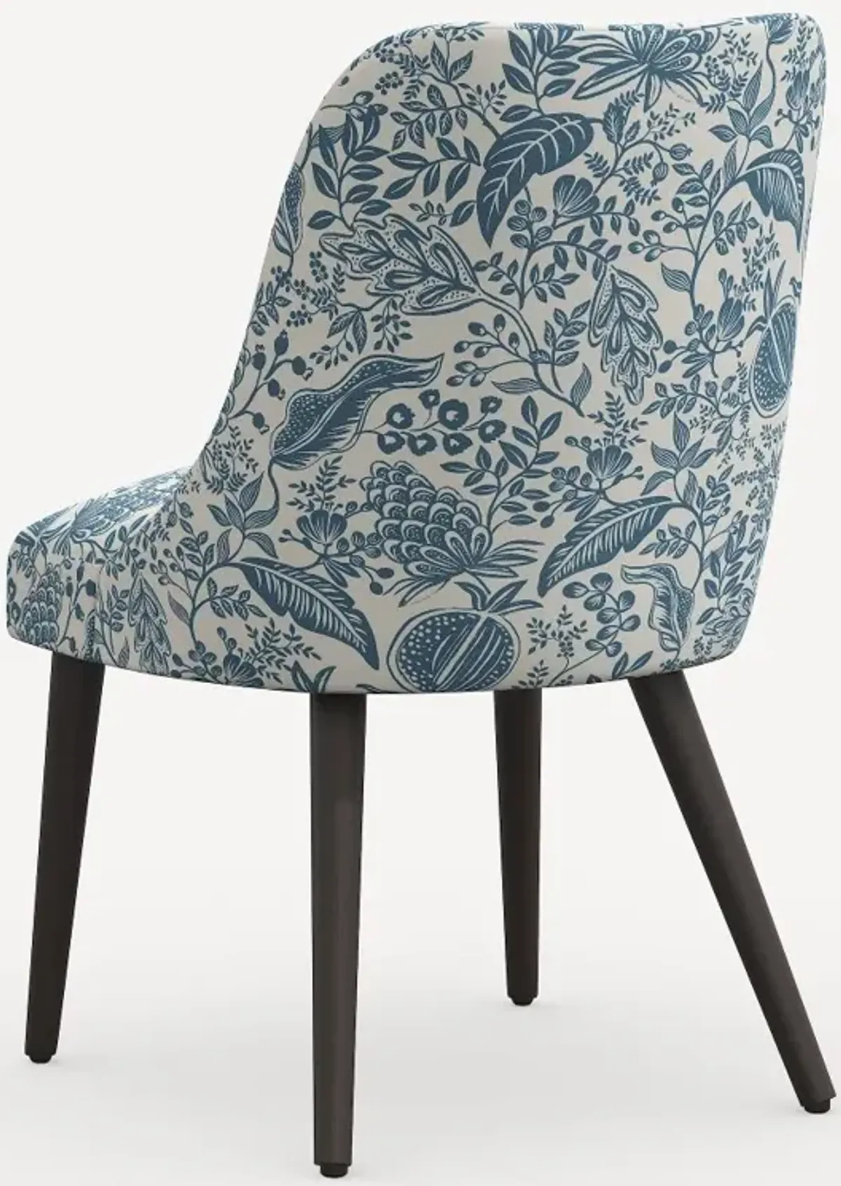 Rifle Paper Co. Clare Blue Pomegranate Dining Chair