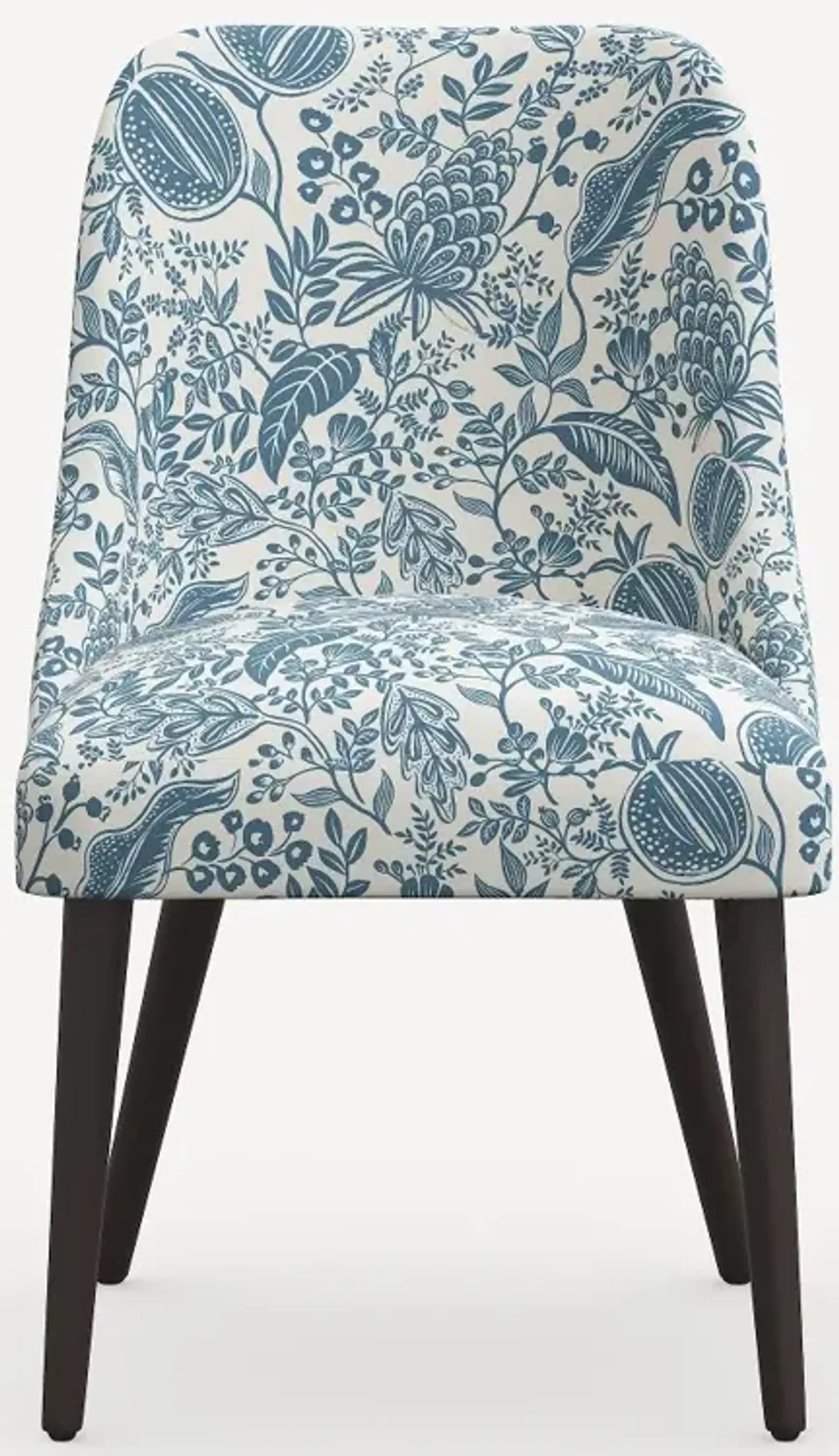 Rifle Paper Co. Clare Blue Pomegranate Dining Chair