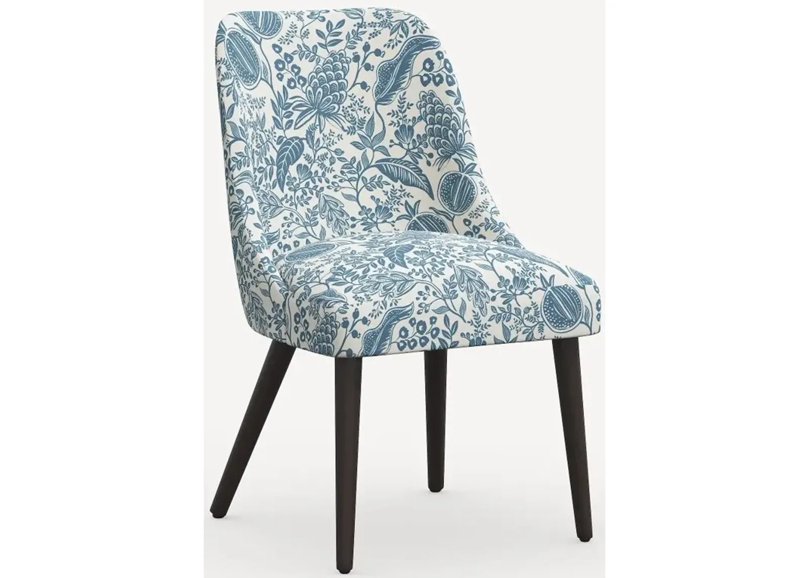 Rifle Paper Co. Clare Blue Pomegranate Dining Chair