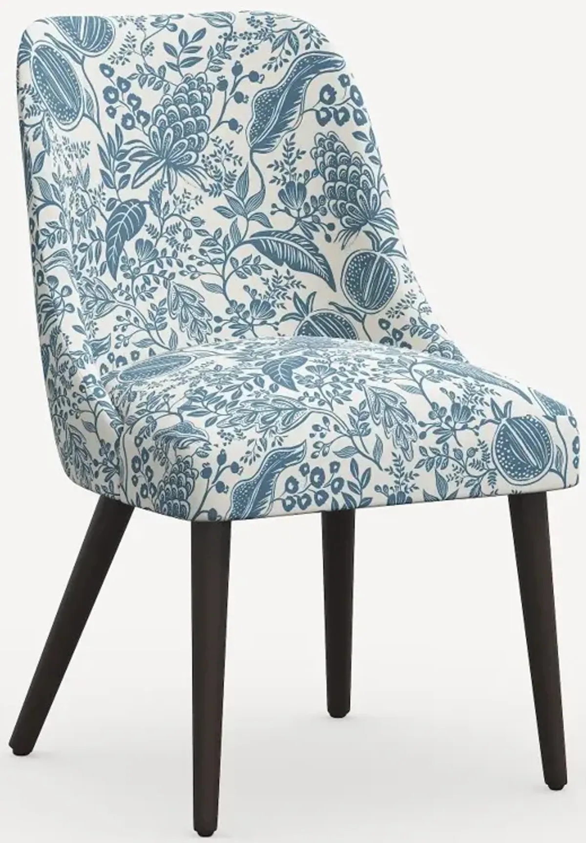 Rifle Paper Co. Clare Blue Pomegranate Dining Chair