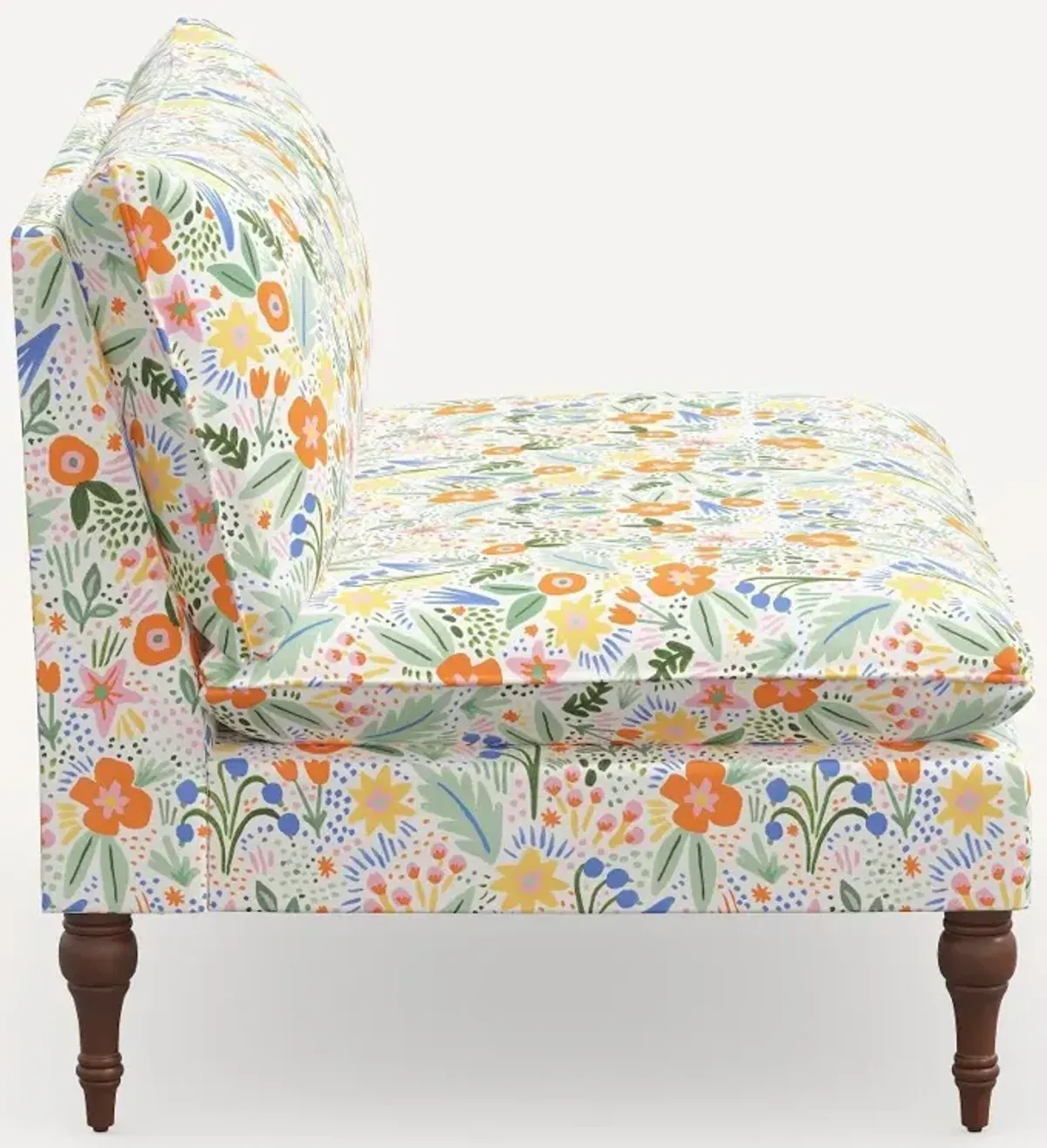 Rifle Paper Co. Louie Multi Color Floral Armless Loveseat