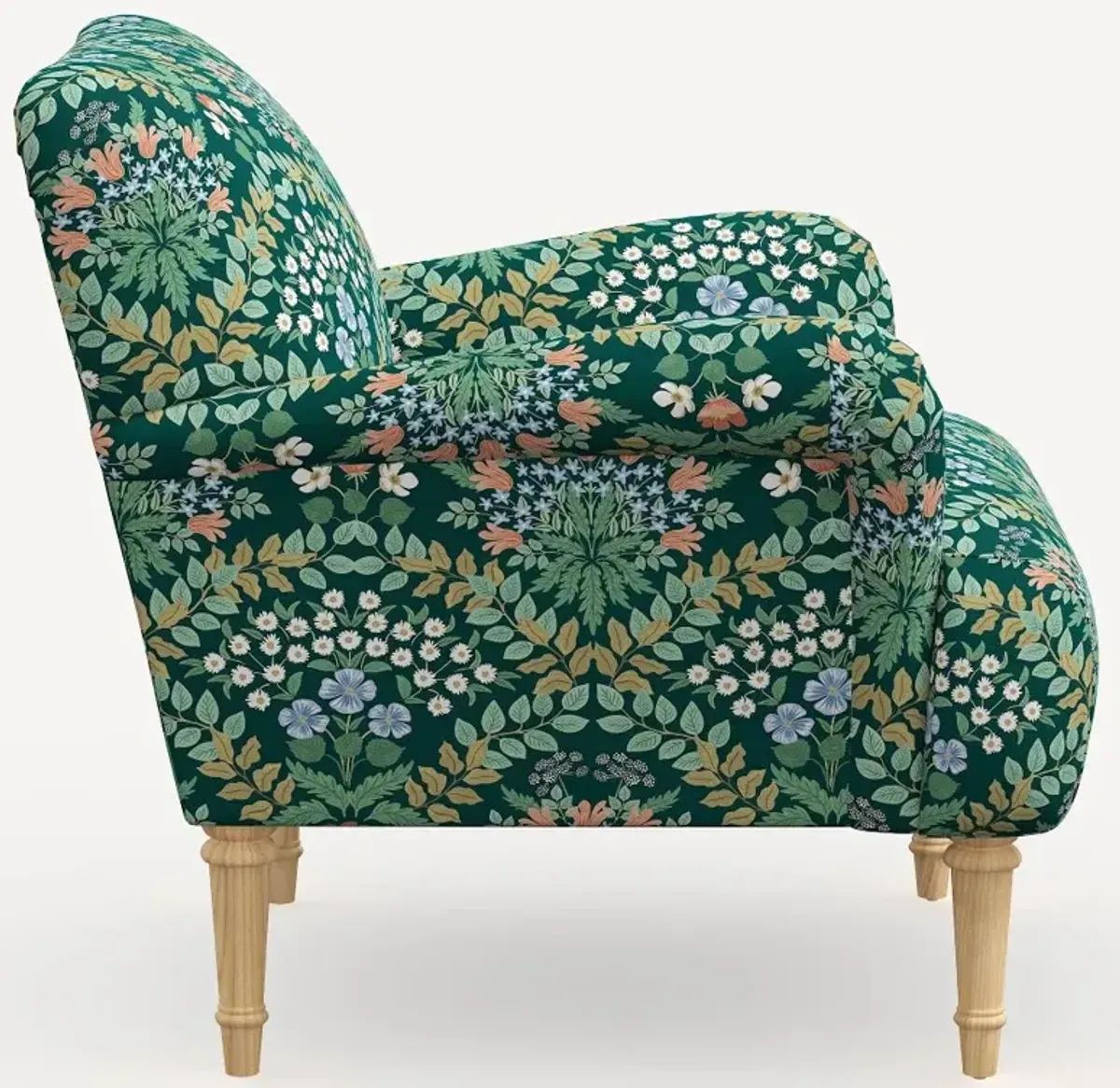 Rifle Paper Co. Bristol Bramble Emerald Accent Chair