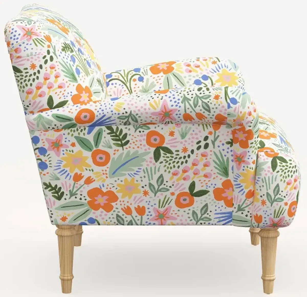 Rifle Paper Co. Bristol Multi Color Floral Accent Chair