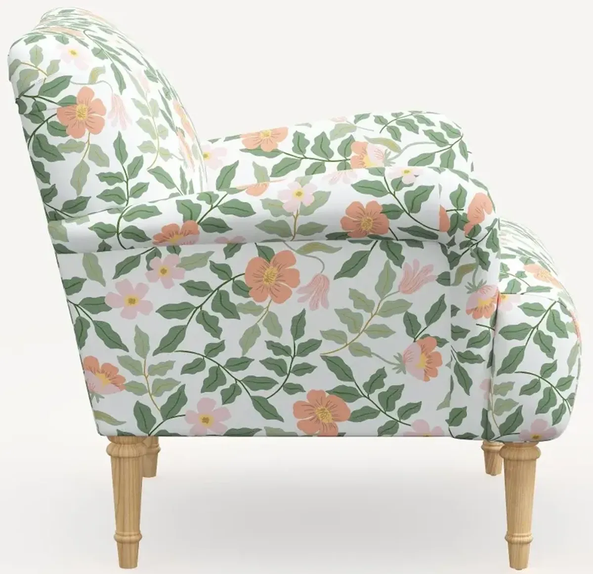 Rifle Paper Co. Bristol Primrose Blush Accent Chair