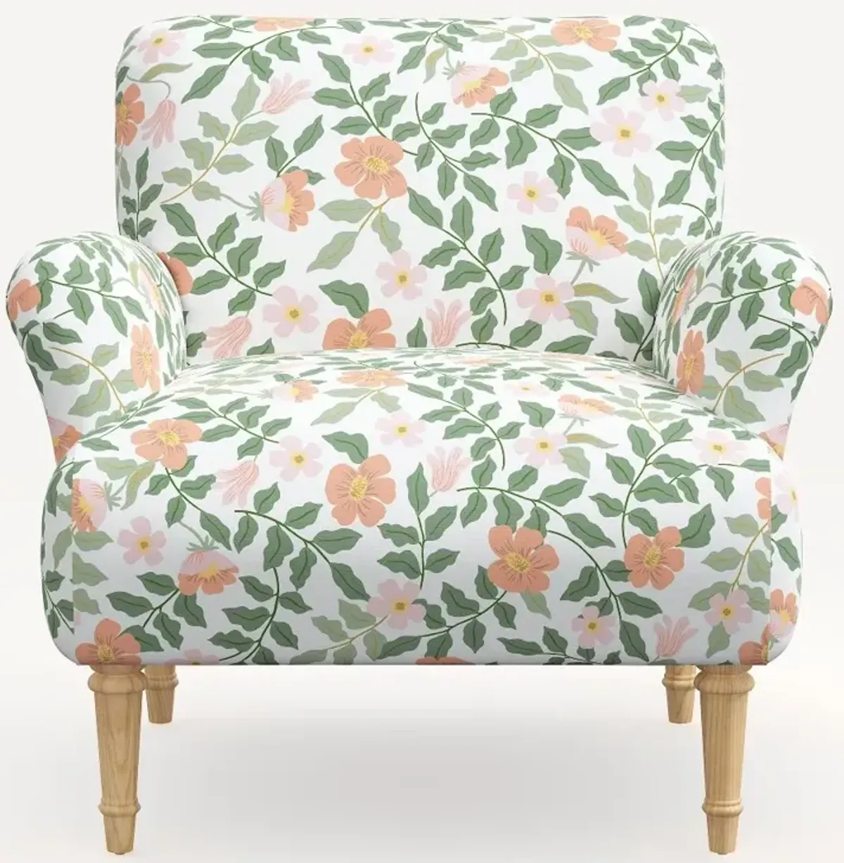 Rifle Paper Co. Bristol Primrose Blush Accent Chair