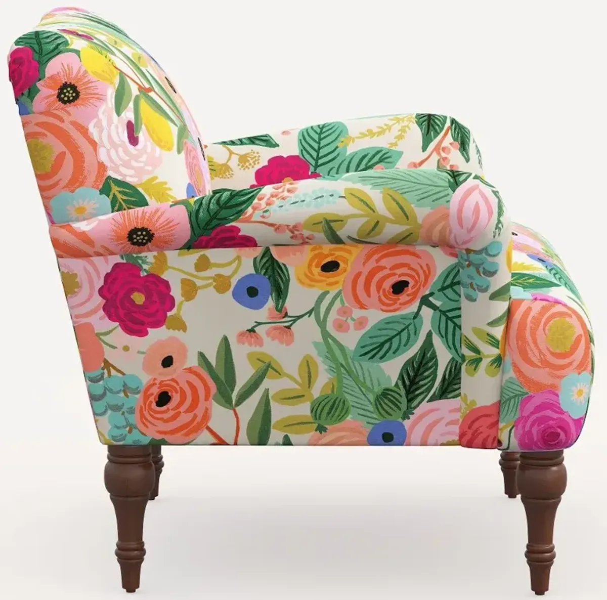 Rifle Paper Co. Bristol Pink Garden Party Accent Chair