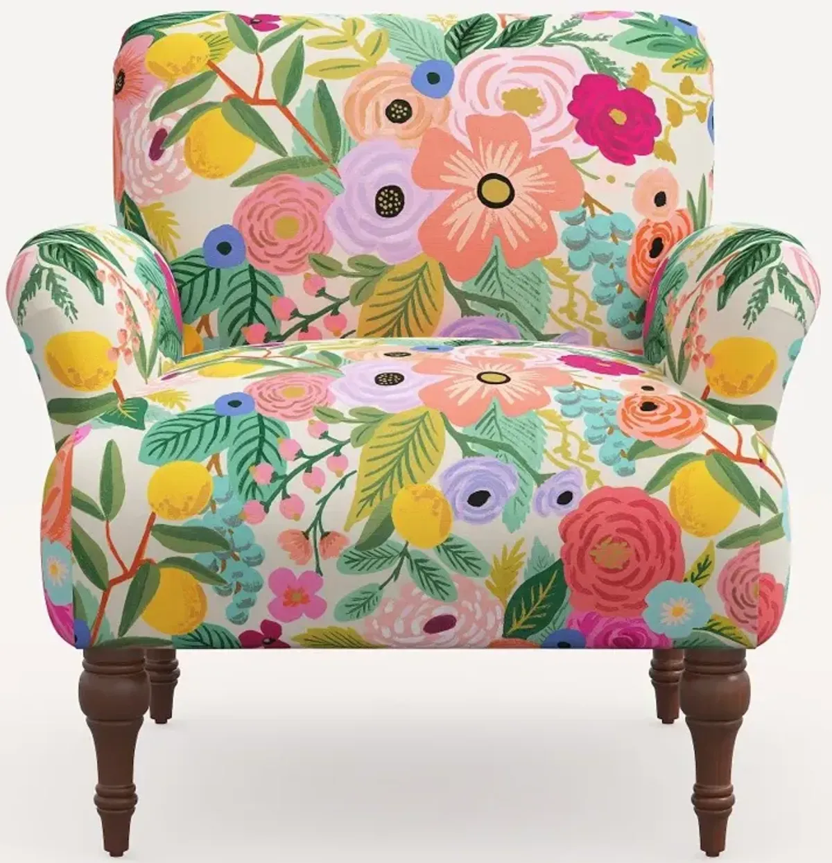 Rifle Paper Co. Bristol Pink Garden Party Accent Chair