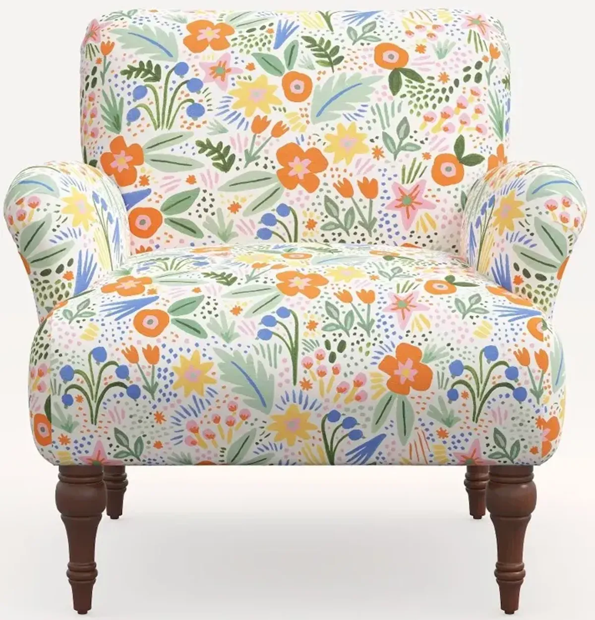 Rifle Paper Co. Bristol Multi Color Floral Accent Chair