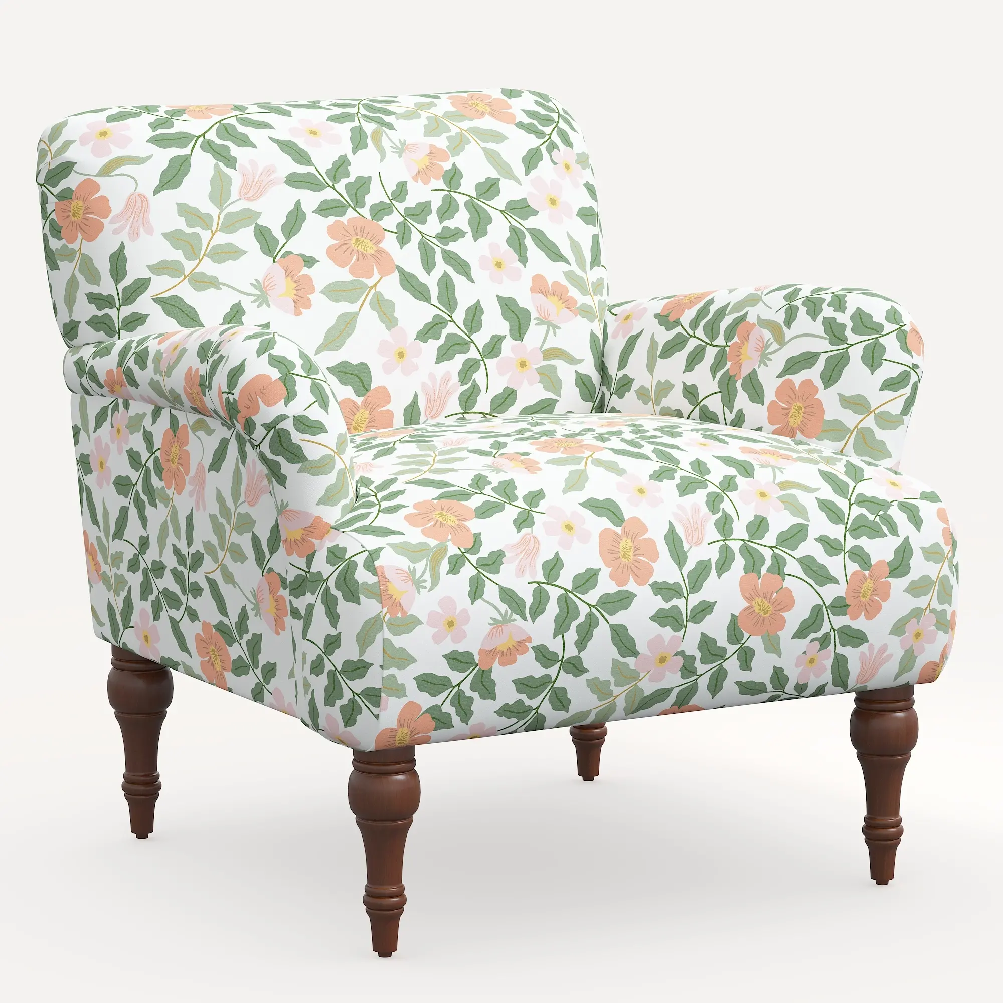 Rifle Paper Co. Bristol Primrose Blush Accent Chair