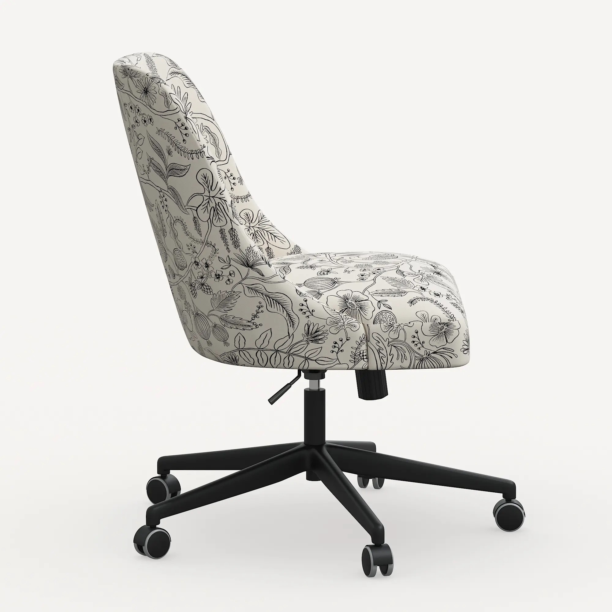 Rifle Paper Co. Oxford Aviary Cream & Black Office Chair