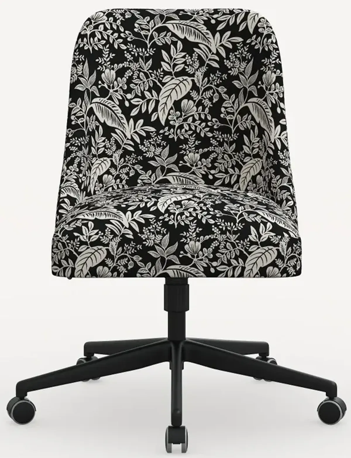 Rifle Paper Co. Oxford Canopy Black & Cream Office Chair