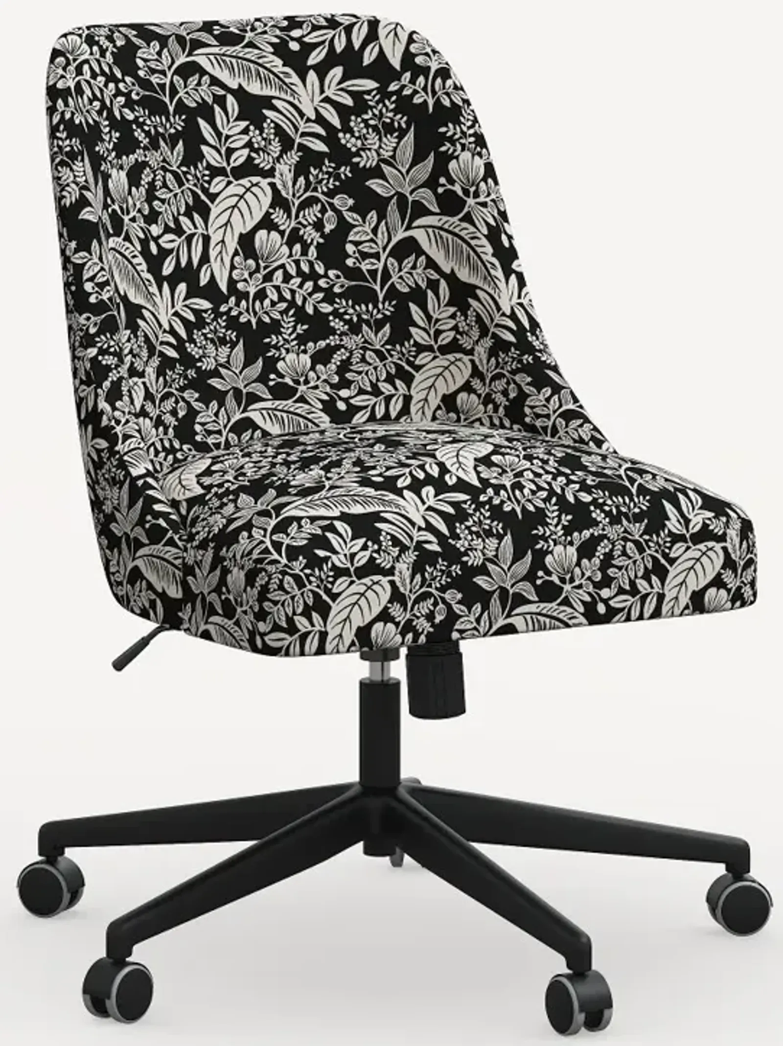 Rifle Paper Co. Oxford Canopy Black & Cream Office Chair