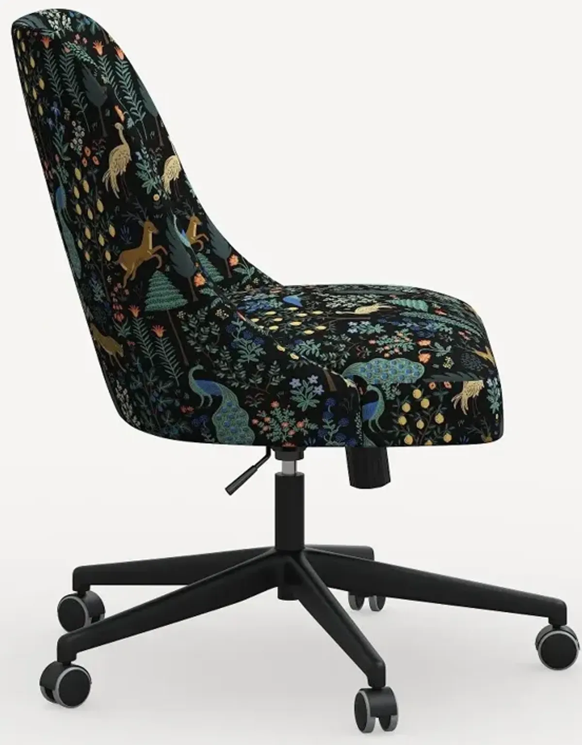 Rifle Paper Co. Oxford Menagerie Black Office Chair