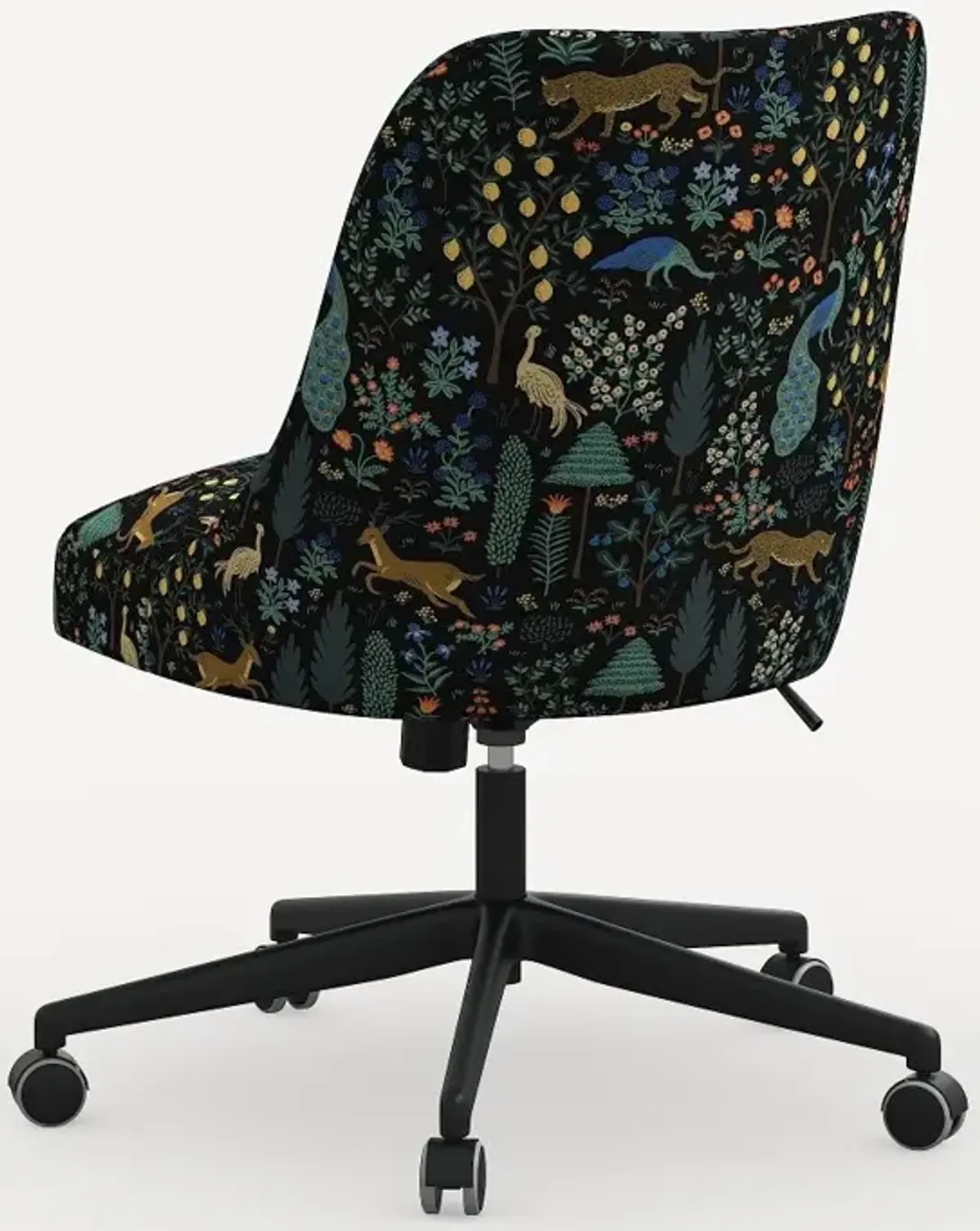 Rifle Paper Co. Oxford Menagerie Black Office Chair