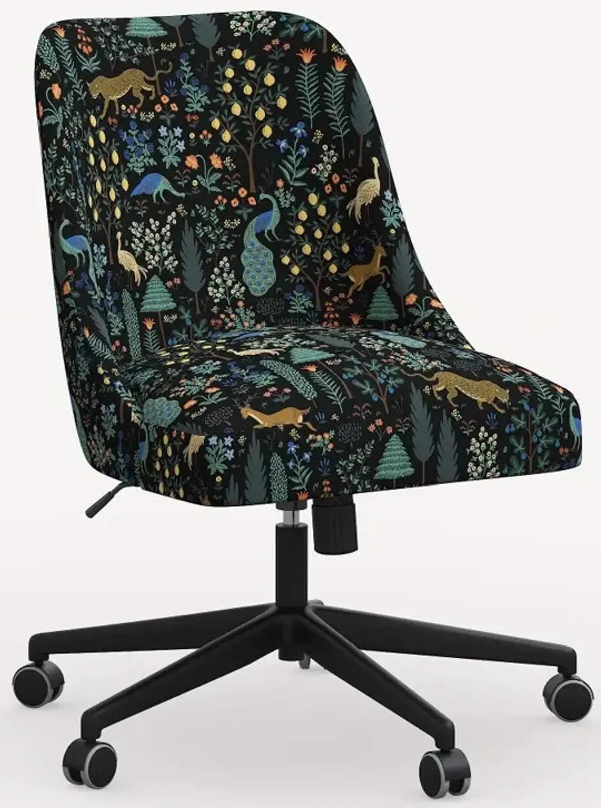 Rifle Paper Co. Oxford Menagerie Black Office Chair