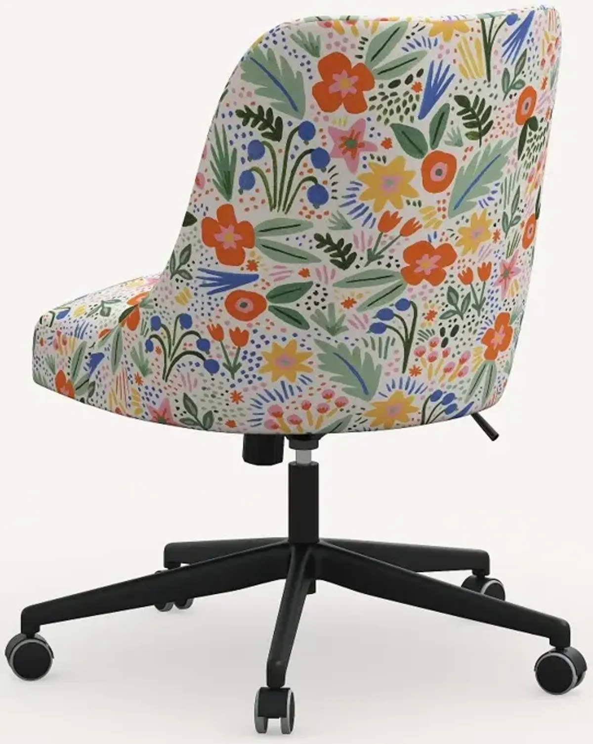 Rifle Paper Co. Oxford Multi Color Floral Office Chair