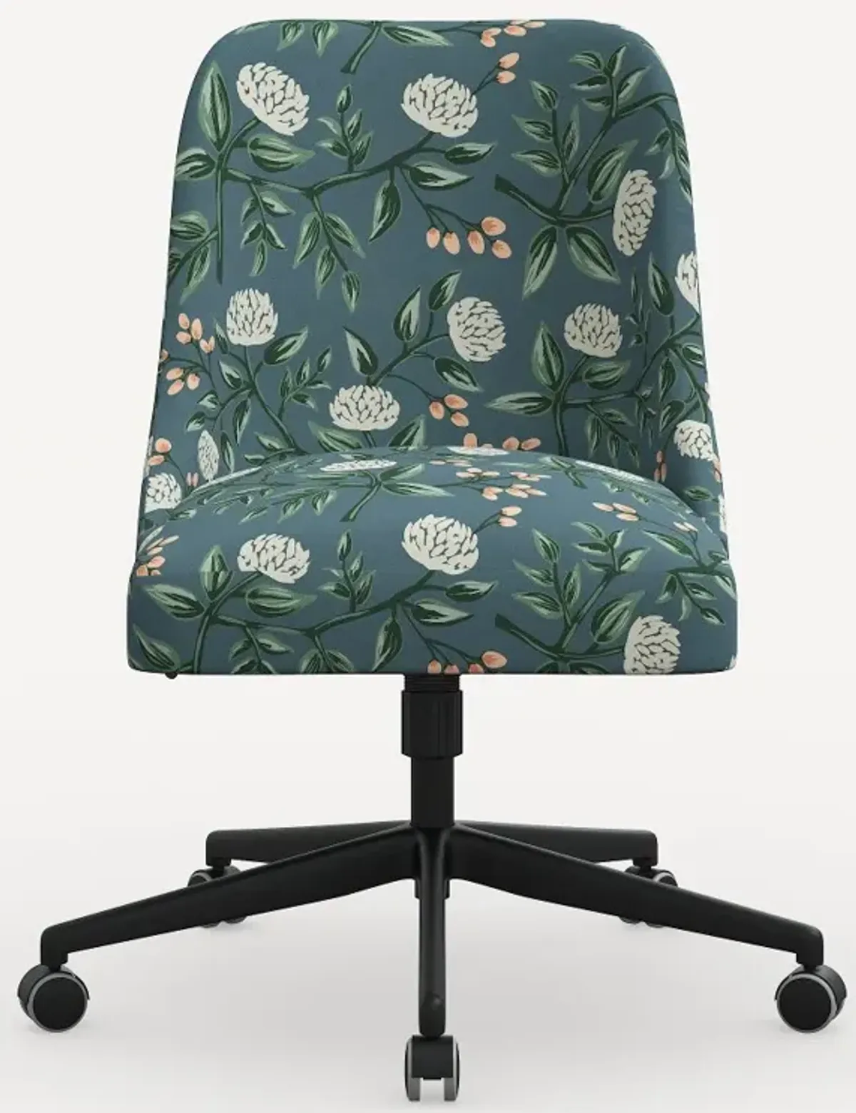 Rifle Paper Co. Oxford Emerald Peonies Office Chair