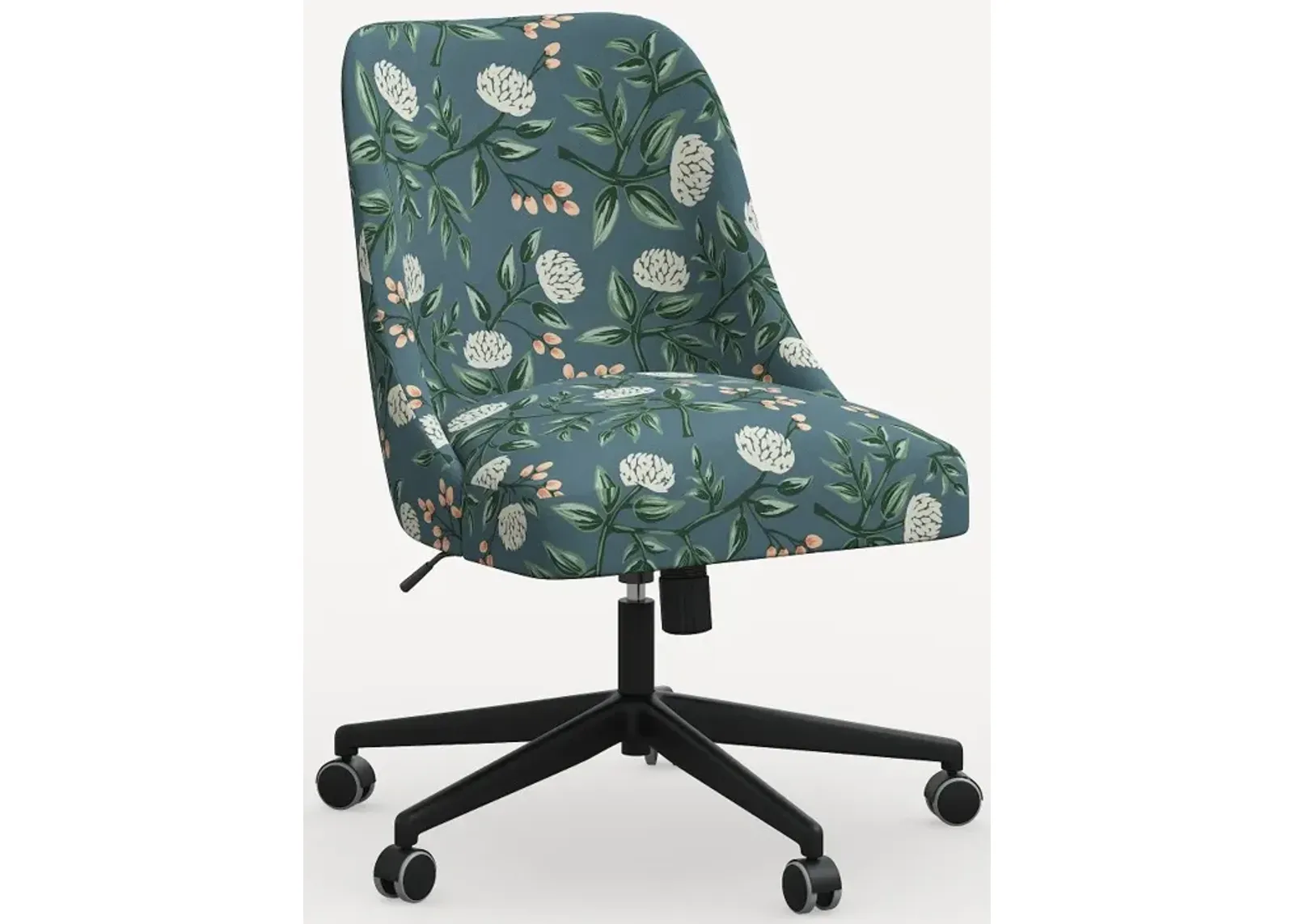 Rifle Paper Co. Oxford Emerald Peonies Office Chair