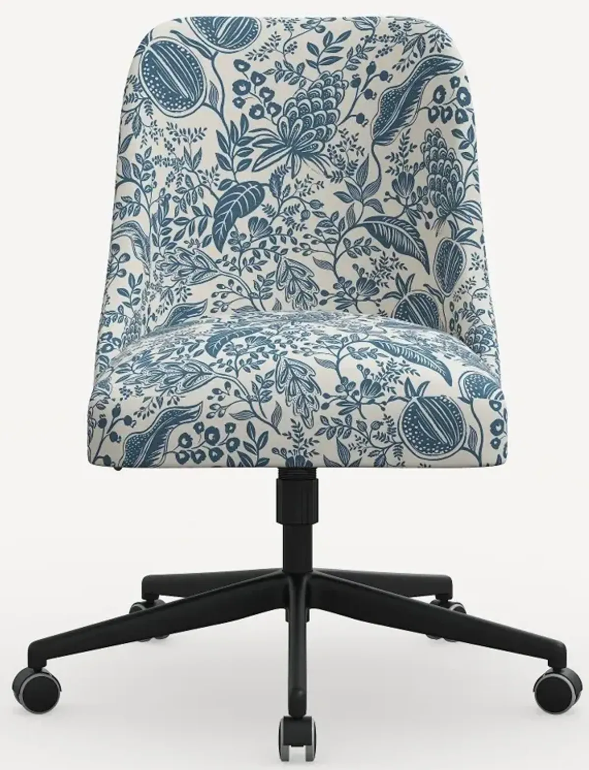 Rifle Paper Co. Oxford Blue Pomegranate Office Chair