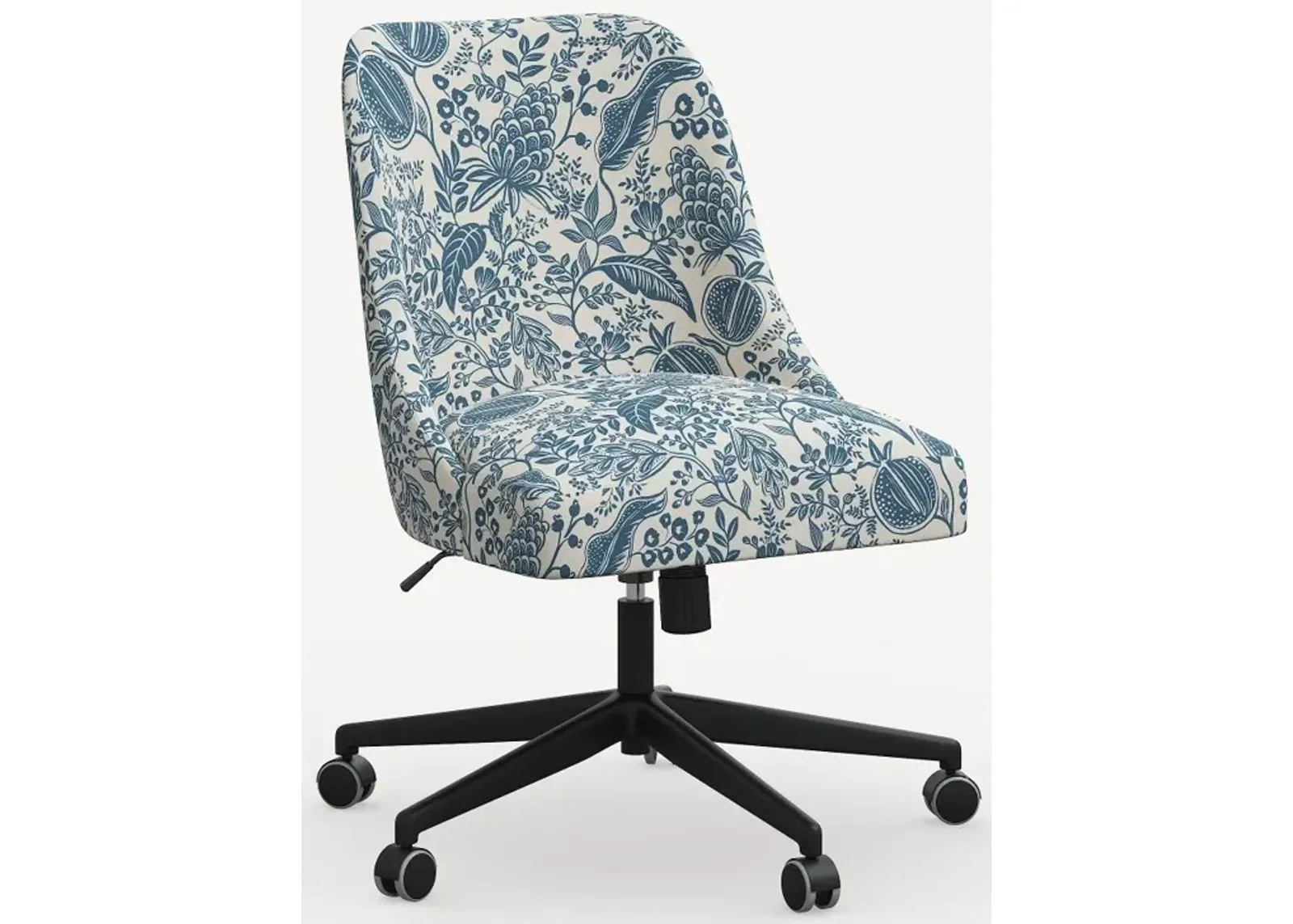 Rifle Paper Co. Oxford Blue Pomegranate Office Chair