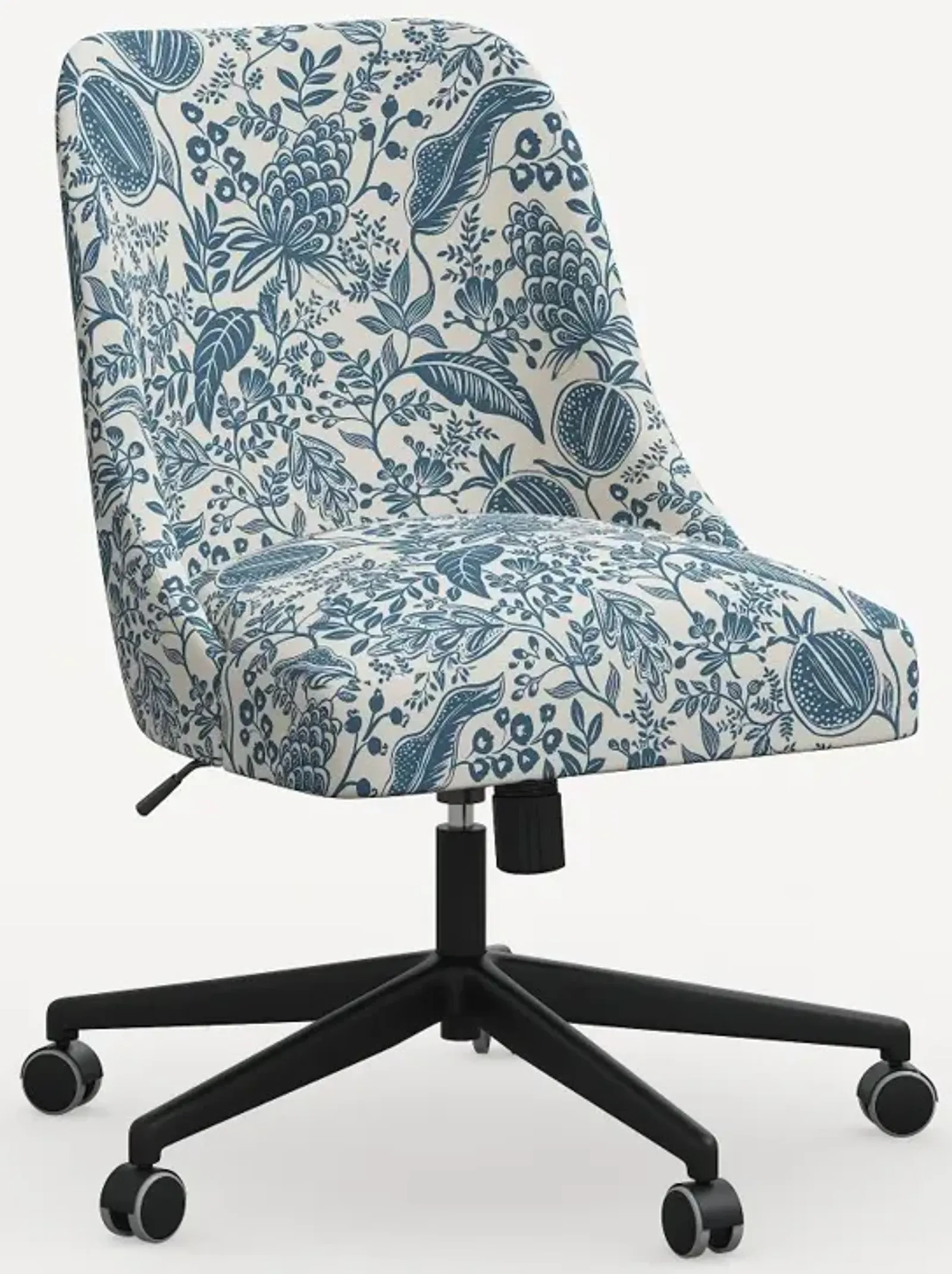 Rifle Paper Co. Oxford Blue Pomegranate Office Chair