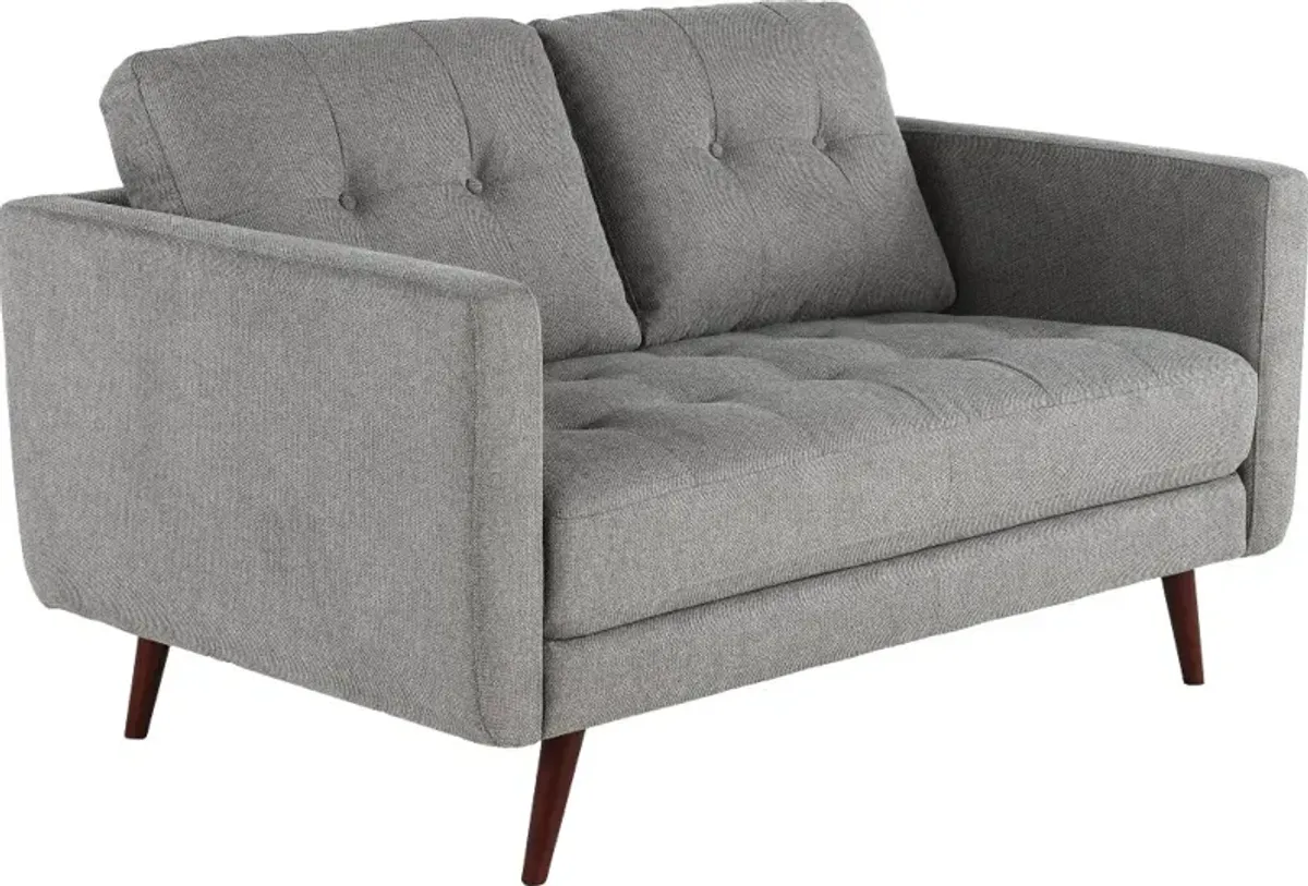 Liverpool Gray Loveseat