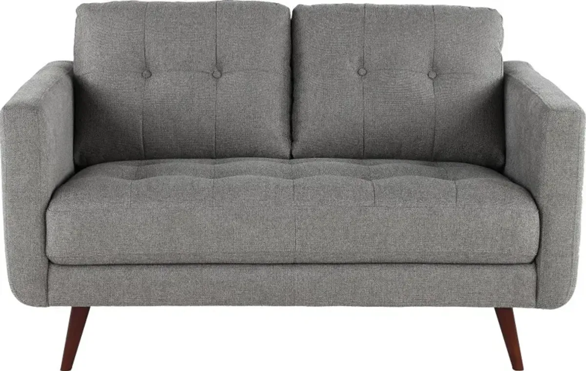 Liverpool Gray Loveseat