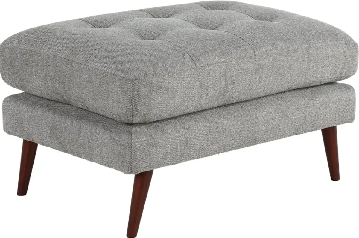 Liverpool Gray Ottoman