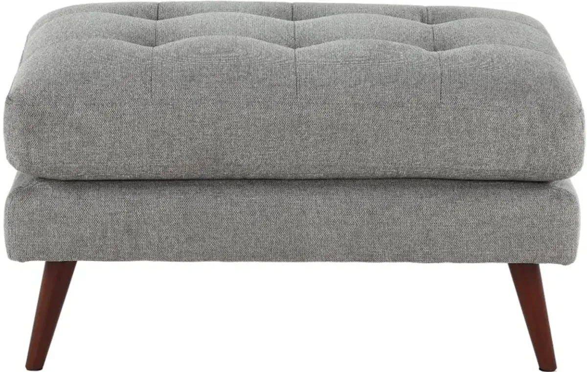 Liverpool Gray Ottoman